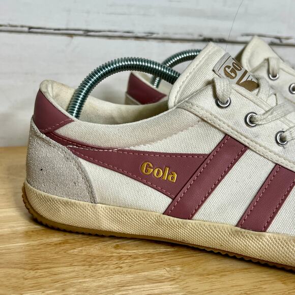 Gola Badminton Low Top Sneakers Dusty Rose Shoe Size 11 - Picture 3 of 11